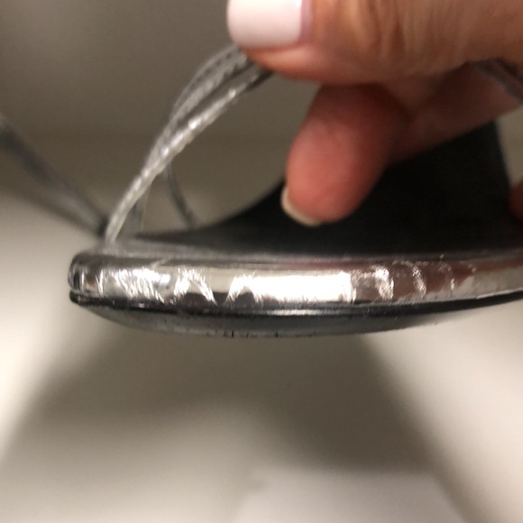 YSL gorgeous silver summer sandals Saint Laurent. Worn 2x - Picture 17 of 17